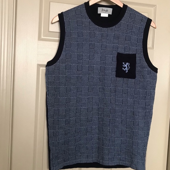 Vintage Pringle knit vest. Size L - Picture 1 of 7
